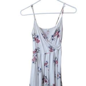 Garage White Romper with Pink and Blue Floral Design